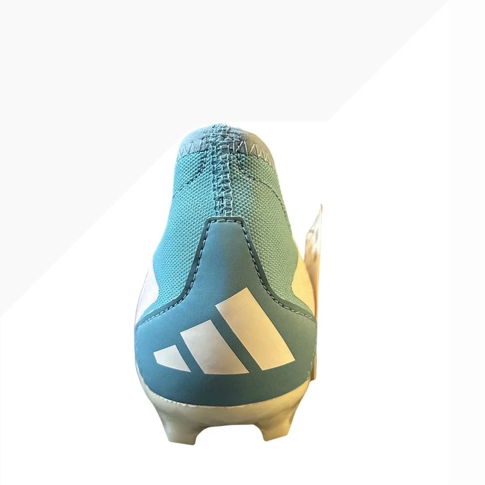 adidas Predator Accuracy.3‎ FG Soccer Cleats White Blue M 9.5  W 10.5 FZ6281 New